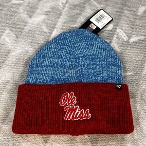 University of Mississippi Ole Miss Rebels 47‎ Brand Bering Cuff Beanie Blue Raz
